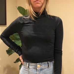 H&M dark grey turtle neck long sleeve